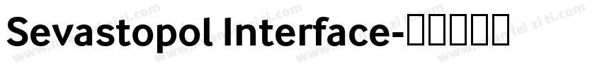 Sevastopol Interface字体转换